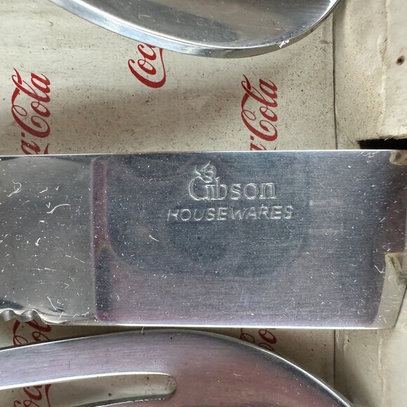 Coca-Cola 12 Pc Flatware Set & 3 Pc Set by Gibson - Picture 2 of 4